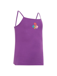 Jockey Violet With Assorted Print Girls Camisole