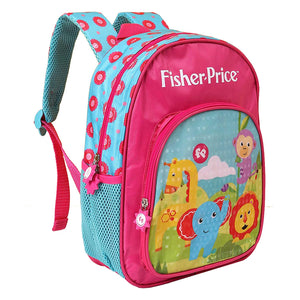 My Baby Excels (Label) Polyester 30 cm Fisher Price School Bag (Pink)