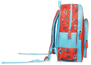Marvel 20 Ltrs Red Blue School Backpack (Spiderman Crime Fighter School Bag 36 cm)