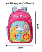 Load image into Gallery viewer, My Baby Excels (Label) Polyester 30 cm Fisher Price School Bag (Pink)
