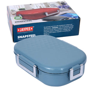 Jaypee Plus Snap Stainless Steel Lunch Box, 700 ml - Pintoo Garments
