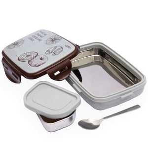Jaypee Plus Eco Stainless Steel Lunch Box, 650 Ml - Pintoo Garments