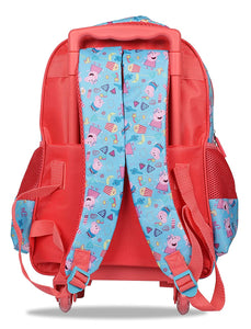 My Baby Excels Peppa Pig Pink Blue School Backpack T