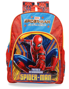 Marvel 20 Ltrs Red Blue School Backpack