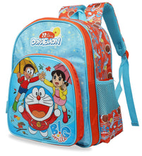 Load image into Gallery viewer, Doraemon 20 Ltrs BlueRed School Backpack
