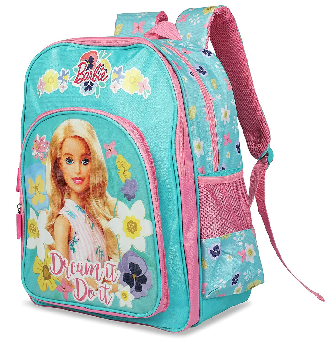 Barbie 16 Inch Blue School Backpack