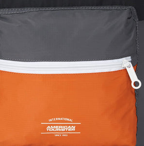 American Tourister Foldable Burnt Orange Casual Backpack (at Foldable Backpack-BRNT ORNG)