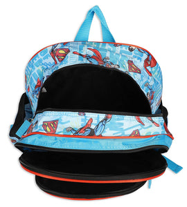 Turner 20 Ltrs BlueBlack School Backpack (Superman Man of Steel School Bag 36 cm)