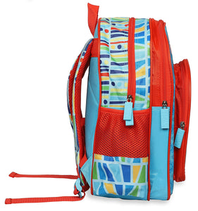 Fisher-Price 20 Ltrs Blue School Backpack (Fisher Price Blue & Red School Bag 36 cm)
