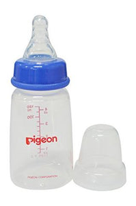 Pigeon Small Nipples Plastic Feeding Bottle - 120 Ml