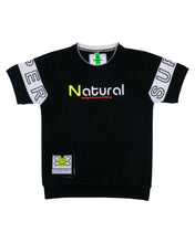 Load image into Gallery viewer, Boys Fashion Black Round Neck T Shirt
