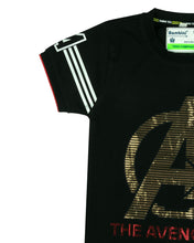 Load image into Gallery viewer, The Avengers Printed Black T-Shirt
