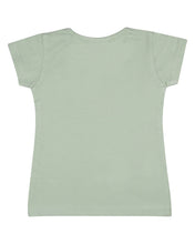 Load image into Gallery viewer, Girls Fashion Printed Green Top
