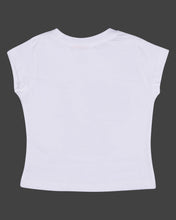 Load image into Gallery viewer, Girls Fashion Printed White Top
