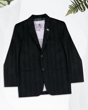 Load image into Gallery viewer, Boys Fashion Black Blazer With Printed T Shirt

