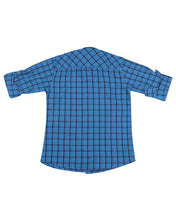 Load image into Gallery viewer, Boys Checks Shirt Blue
