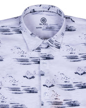 Load image into Gallery viewer, Boys Fashion Printed White Shirt
