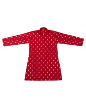 Load image into Gallery viewer, Boys Red Printed Kurta Suit
