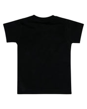 Load image into Gallery viewer, Boys Printed Black Round Neck T Shirt
