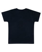 Load image into Gallery viewer, Boys Printed Navy Blue Casual T Shirt
