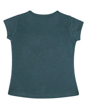Load image into Gallery viewer, Girls Printed Green Casual Top
