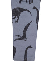 Load image into Gallery viewer, Boys Dinosaur Printed Grey Night Suit
