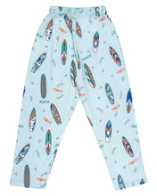 Load image into Gallery viewer, Boys Printed Night Suit Sky Blue
