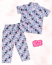 Load image into Gallery viewer, Girls Printed Sky Blue Night Suit
