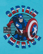 Load image into Gallery viewer, Captain America Light Blue Casual T Shirt
