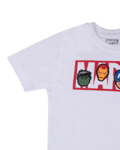 The Avengers White Casual T Shirt