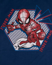 Load image into Gallery viewer, Boys Spider Man Printed Dark Blue Sleeve Less T Shirt
