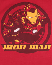 Load image into Gallery viewer, Boys Iron Man Printed Red Sleeve Less T Shirt
