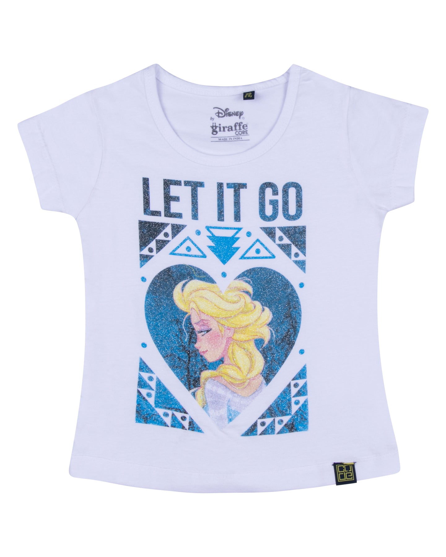 Girls Elsa Printed Casual T Shirt