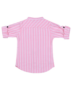 Boys Lining Shirt Pink