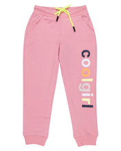 Load image into Gallery viewer, Girls Printed Peach Track Pant
