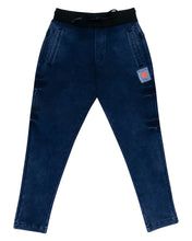 Load image into Gallery viewer, Boys Fashion Dark Blue Cross Pocket Jeans
