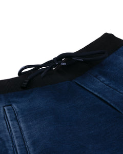 Boys Fashion Dark Blue Cross Pocket Jeans
