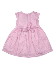 Load image into Gallery viewer, Girls Embroidered Casual Pink Frock
