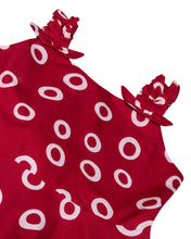 Load image into Gallery viewer, Girls Printed Casual Red Frock
