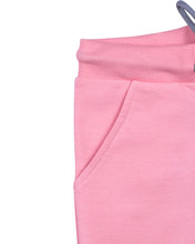 Load image into Gallery viewer, Girls Solid Pink Casual Shorts
