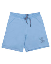 Load image into Gallery viewer, Girls Solid Light Blue Casual Shorts
