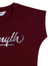 Load image into Gallery viewer, Girls Fashion Maroon Crop Top
