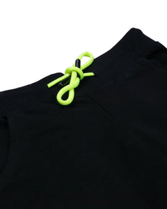 Solid Black Stretchable Track Pant