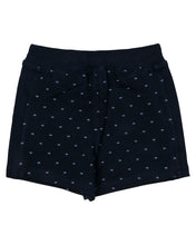 Load image into Gallery viewer, Girls Dotted Print Navy Blue Shorts
