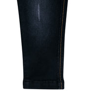 Load image into Gallery viewer, Boys Black Stretchable Solid Jeans

