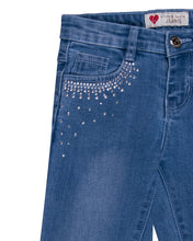 Load image into Gallery viewer, Girls Fashion Light Blue Jeans
