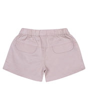 Load image into Gallery viewer, Girls Solid Plain Cotton Cream Shorts
