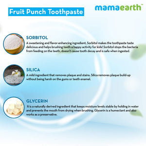 Mamaearth Fruit Punch Toothpaste - 50 gm