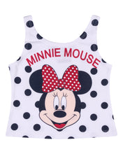 Load image into Gallery viewer, Girls Embellished Mickey Mouse Short Top With Hair band
