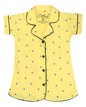 Load image into Gallery viewer, Cotton Printed Shirt &amp; Pajama Night Suit
